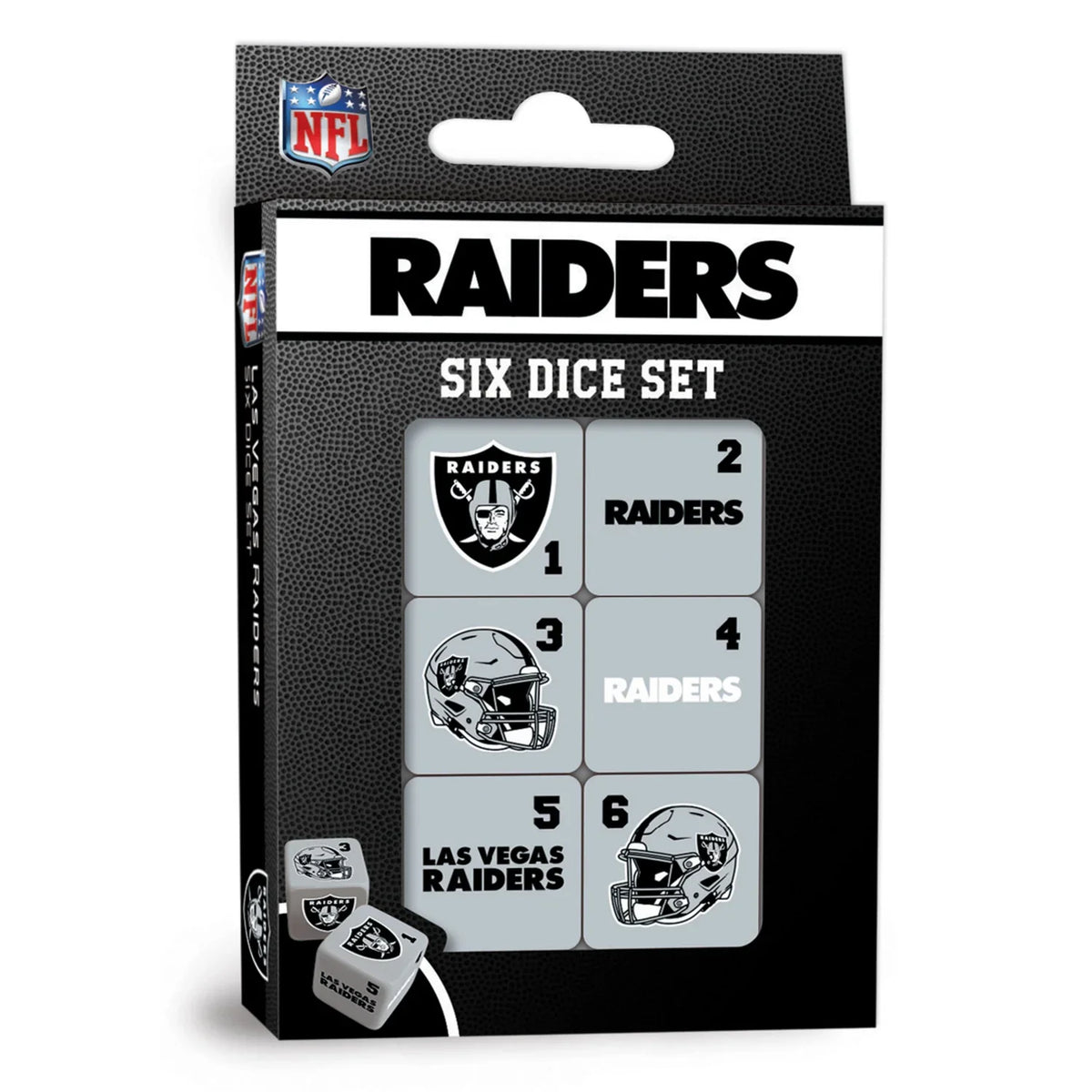 Las Vegas Raiders Dice Set- 19mm product image 1, provided for visual reference and product detail review