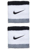 Nike Swoosh Wrist Bands-Black/White/Grey product image 1, provided for visual reference and product detail review