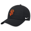 Nike San Francisco Giants Logo Heritage 86 Adjustable Hat-Black product image 1, provided for visual reference and product