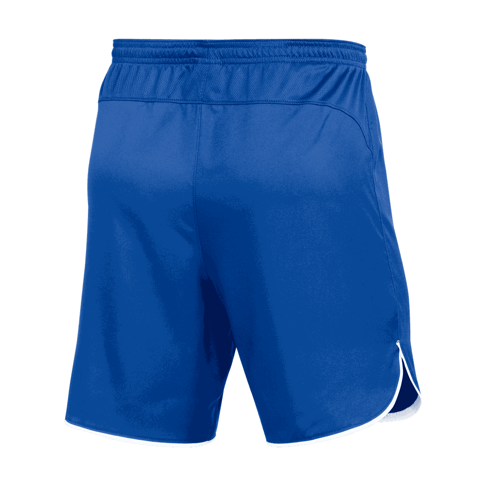 Nike Dri-Fit Laser Woven V Short- Royal/White product image 2, provided for visual reference and product detail review