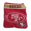 Logo brands San Francisco 49ers Raschel Throw 60x80 product image 1, provided for visual reference and product detail review
