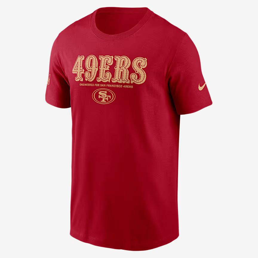 Youth San Francisco 49ers TM Issue T-Shirt - Red product image 1, provided for visual reference and product detail review