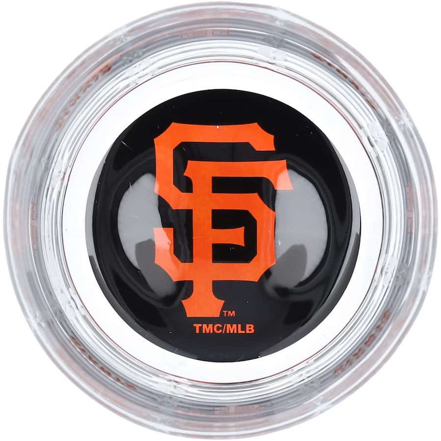 San Francisco Giants Bottom Up Squared Rocks Glass product image 2, provided for visual reference and product detail review