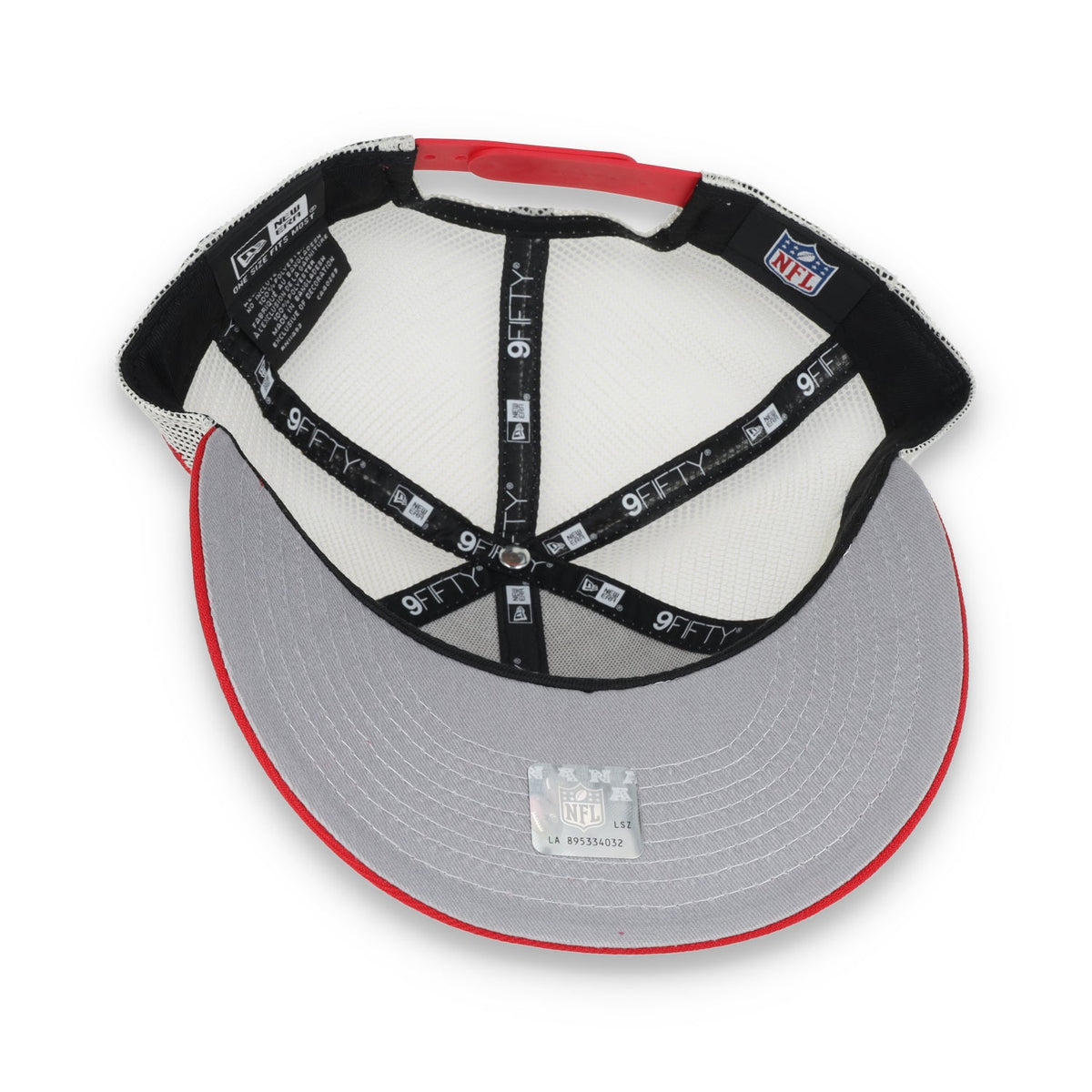 New Era San Francisco 49ERS NFL Sideline Historic 9FIFTY Adjustable product image 7, provided for visual reference and