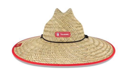 New Era San Francisco 49ers Training Camp Straw Hat - Natural product image 4, provided for visual reference and product