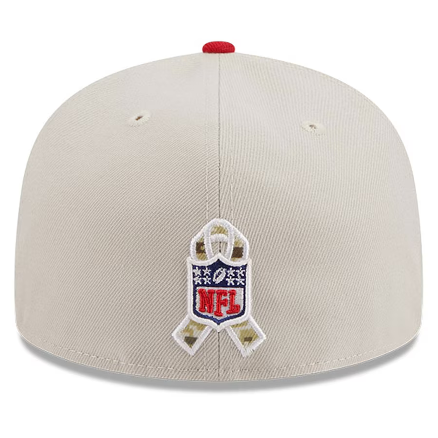 New Era San Francisco 49ers Salute To Service 59FIFTY Fitted Hat 2023 product image 4, provided for visual reference and