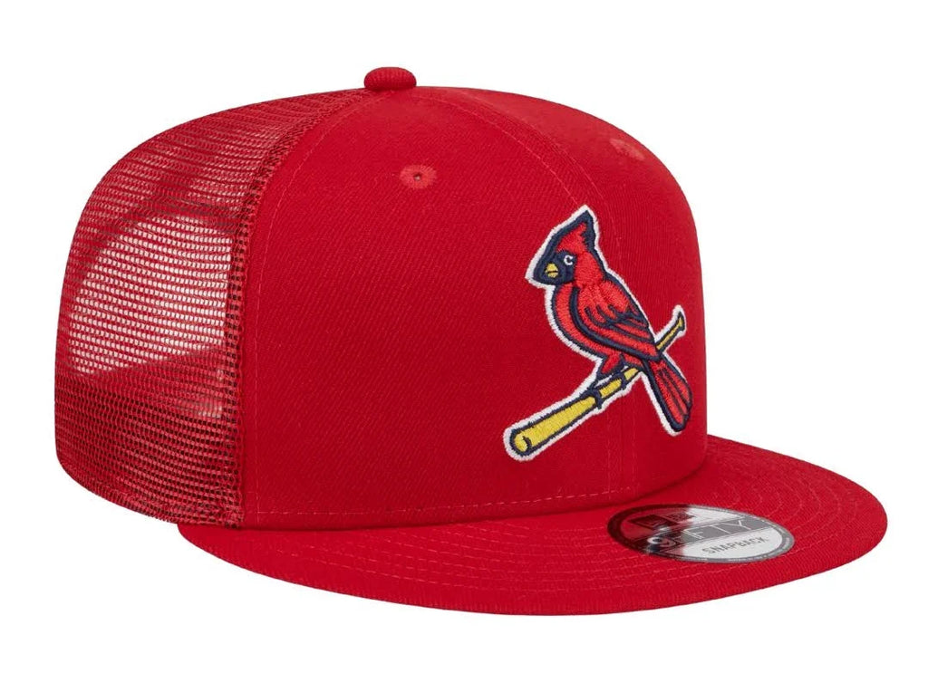 New Era St. Louis Cardinals Classic Trucker 9FIFTY Snapback Hat product image 1, provided for visual reference and product