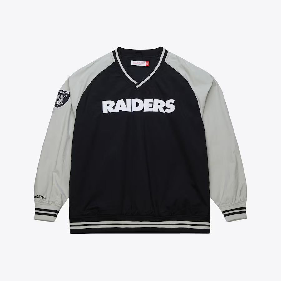 Mitchell & Ness Las Vegas Raiders Nylon Pullover product image 1, provided for visual reference and product detail review