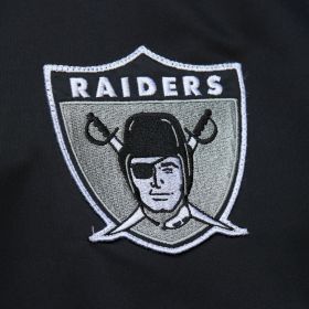 Mitchell & Ness Oakland Raiders Lightweight Satin Bomber Vintage Logo product image 3, provided for visual reference and