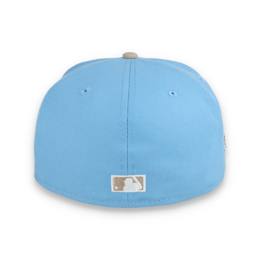 New Era Houston Astros 2005 World Series Side Patch 59FIFTY Fitted Hat-Sky Blue/Camel product image 6, provided for visual