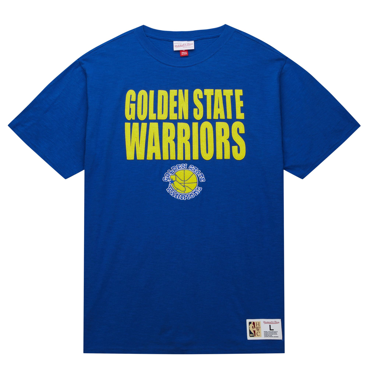 Mitchell & Ness Golden State Warriors NBA Legendary Slub S/S T-Shirt product image 1, provided for visual reference and