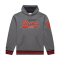 Mitchell & Ness San Francisco Giants Snow Washed Fleece Hoodie Vintage Logo-Grey product image 1, provided for visual