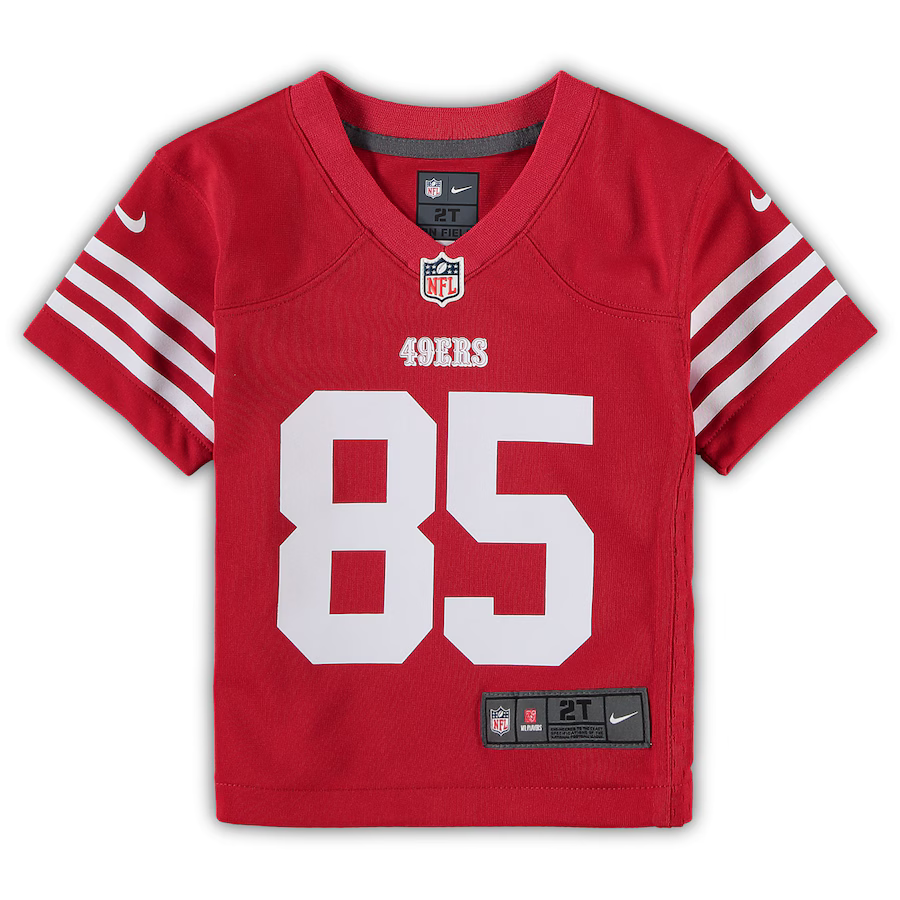 Nike Youth San Francisco 49ers George Kittle Game Jersey - Scarlet product image 1, provided for visual reference and