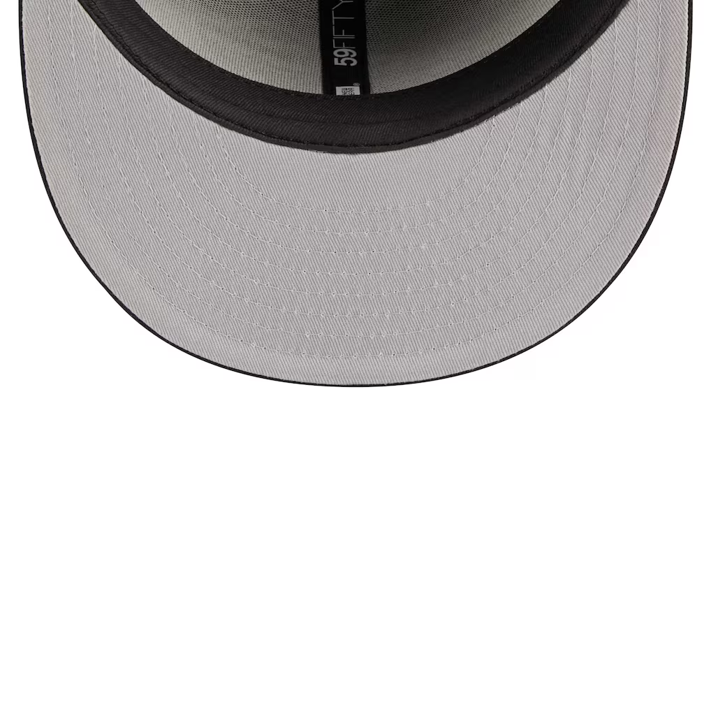San Francisco 49ers XXIX Super Bowl Side Patch 59FIFTY Fitted Black & White Hat product image 5, provided for visual
