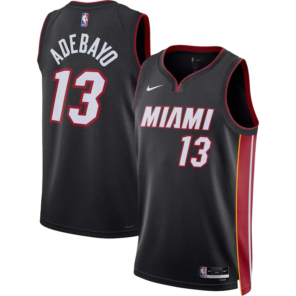 Bam Adebayo Miami Heat Unisex Jersey - Icon Edition - Black product image 1