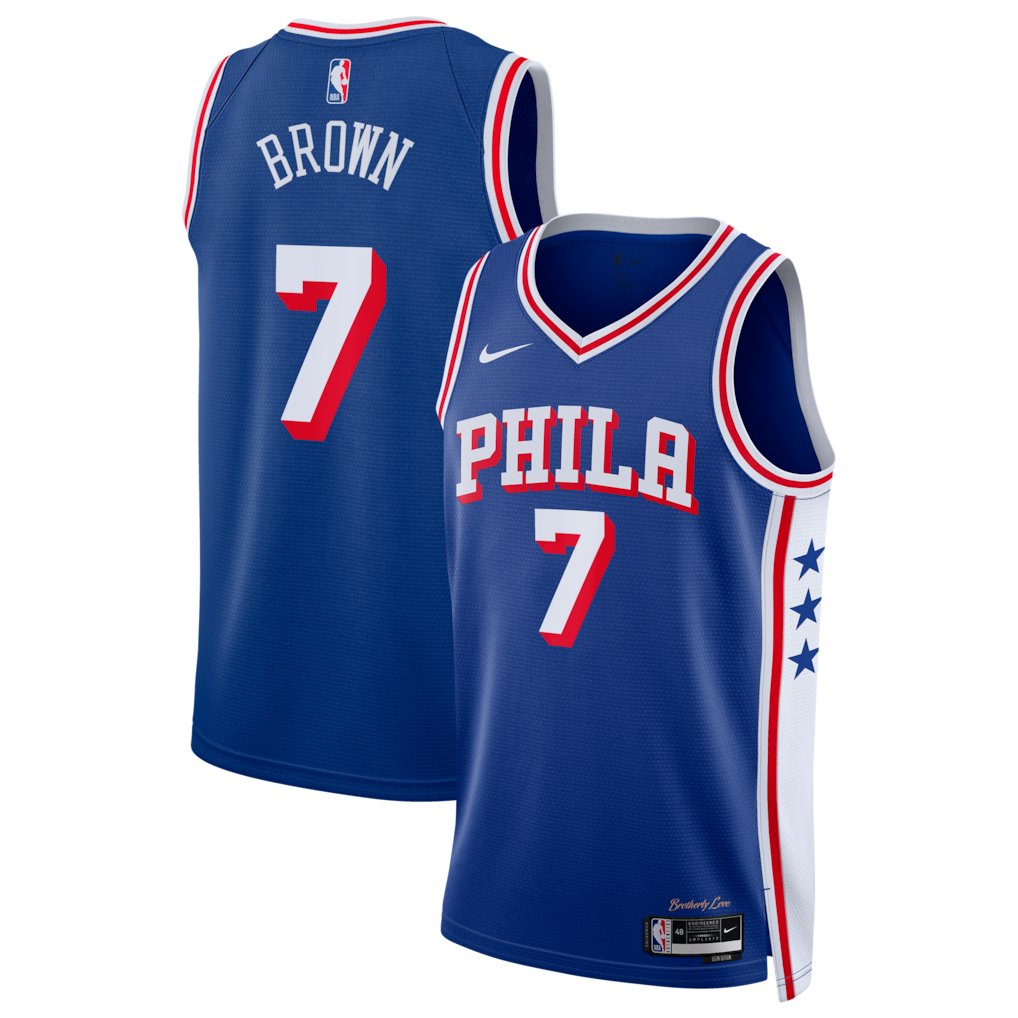 Jaylen Brown Philadelphia 76ers Unisex Jersey - Icon product image 1