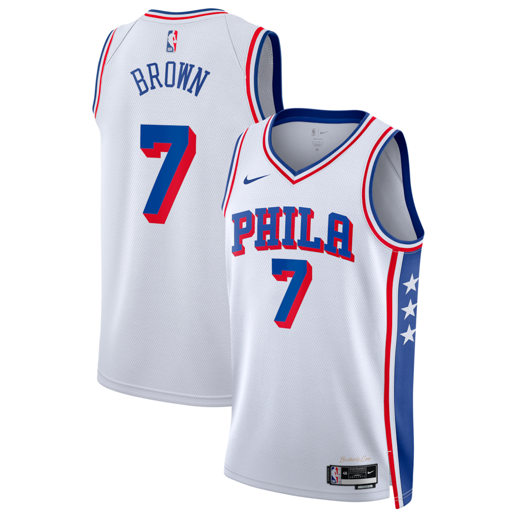 Jaylen Brown Philadelphia 76ers Unisex Jersey - Association product image 1