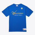 Mitchell & Ness Golden State Warriors Training Day Premium Short Sleeve T-Shirt product image 1, provided for visual