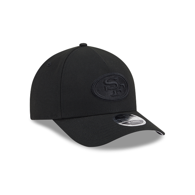 New Era San Francisco 49ers M-Crown 9FORTY A-Frame Adjustable Hat-Black product image 3, provided for visual reference and