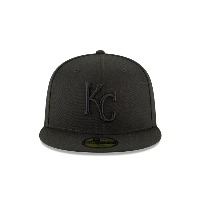 Kansas City Royals 59Fifty Fitted-Black On Black product image 3, provided for visual reference and product detail review
