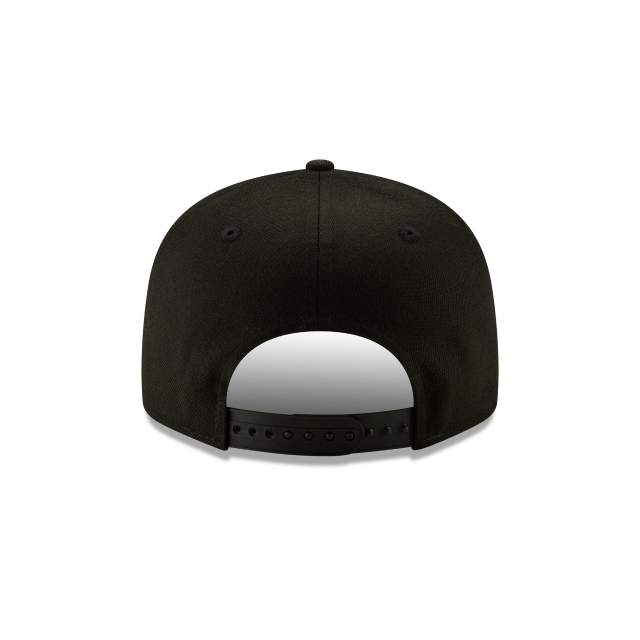 New Era Miami Marlins Basic 9FIFTY Snapback-Black on Black product image 4, provided for visual reference and product detail