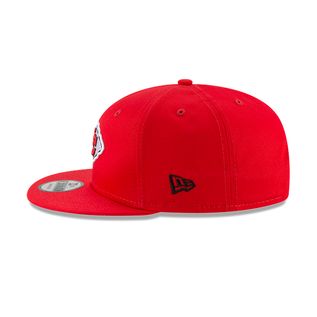 New Era Kansas City Chiefs 9FIFTY Snapback Hat -Red product image 5, provided for visual reference and product detail review