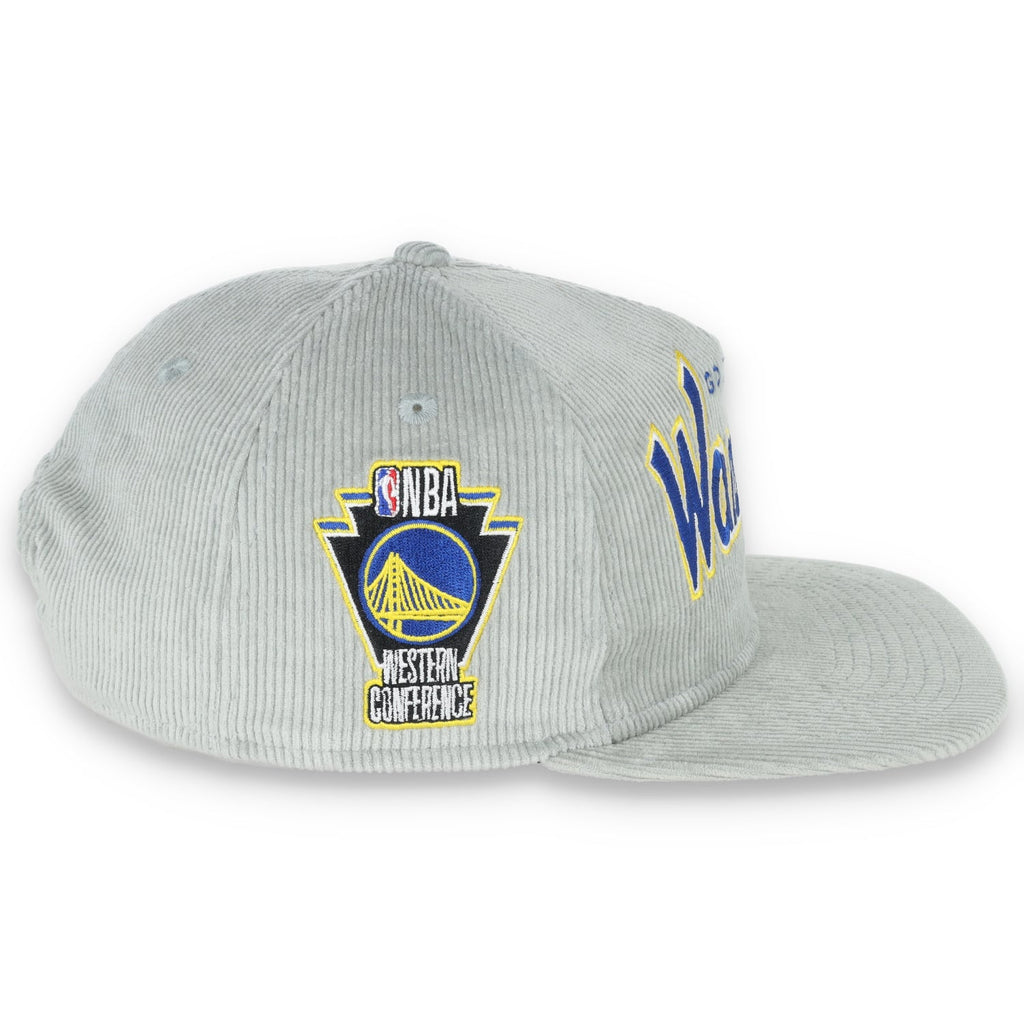 New Era Golden State Warriors Corduroy Old Golfer Snapback product image 5, provided for visual reference and product detail
