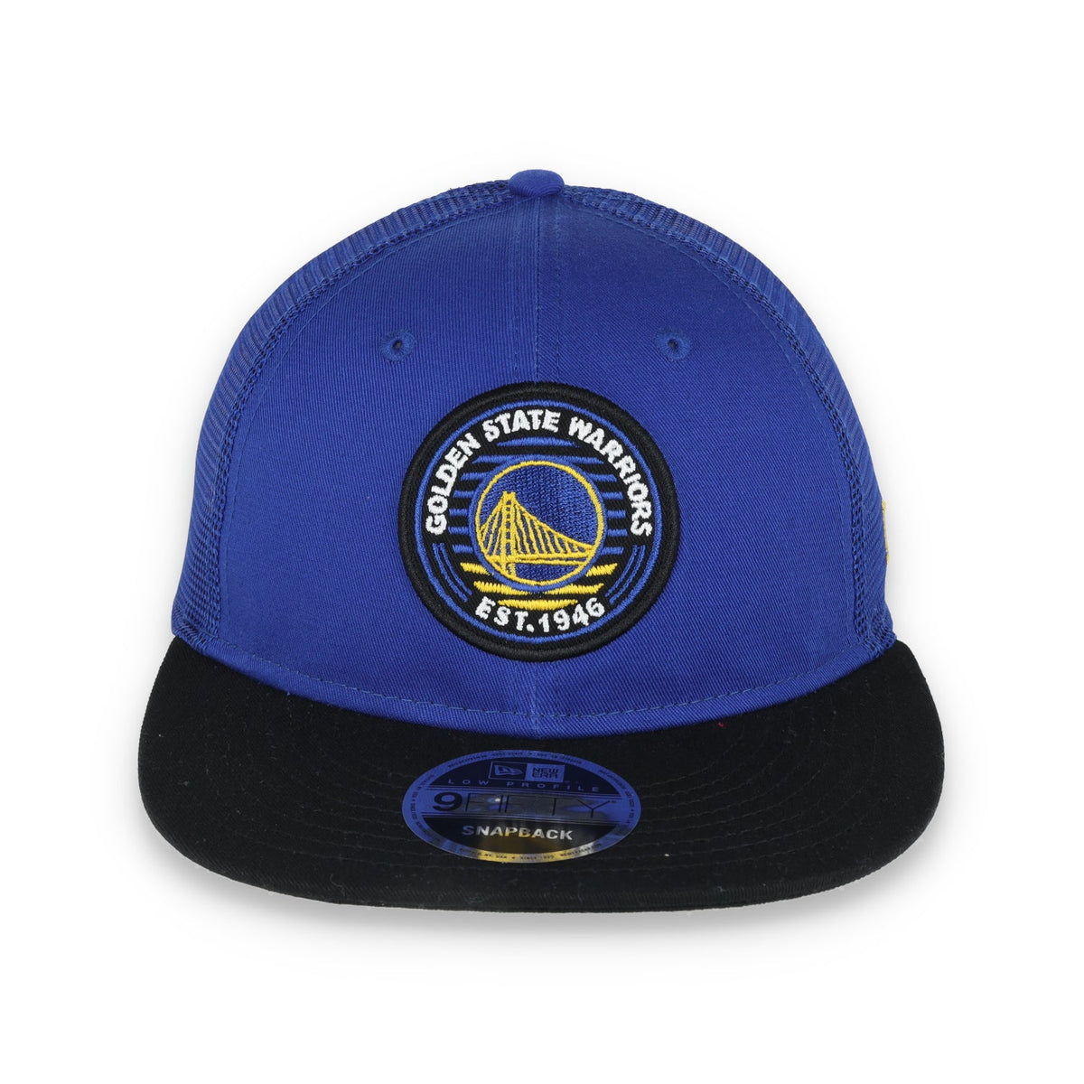 New Era Golden State Warriors 9FIFTY Adjustable Snapback Mesh product image 2, provided for visual reference and product