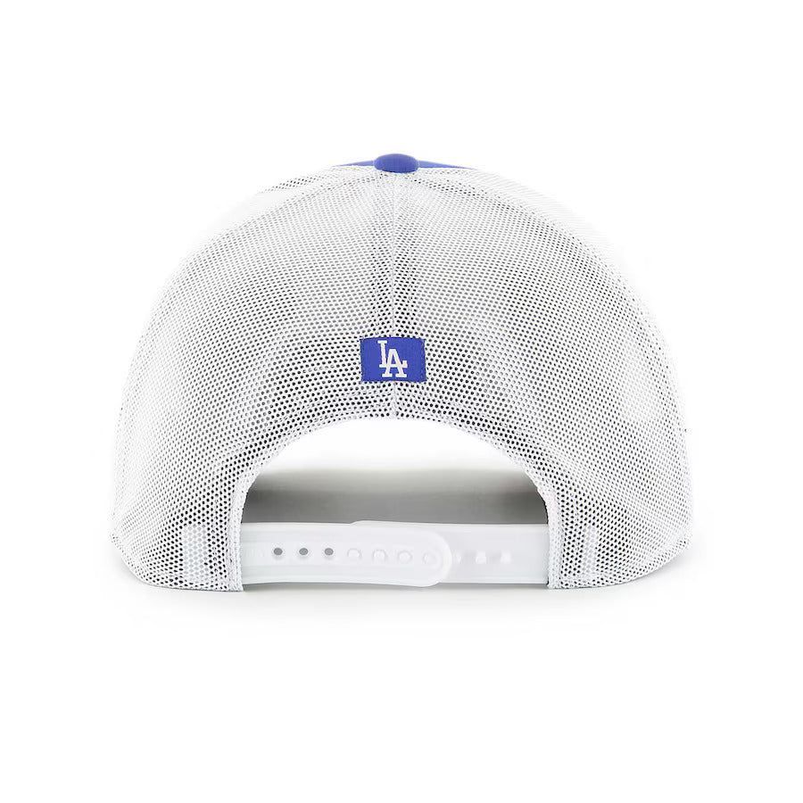 '47 Brand Los Angeles Dodgers Burgess Trucker Adjustable Snapback Hat product image 2, provided for visual reference and