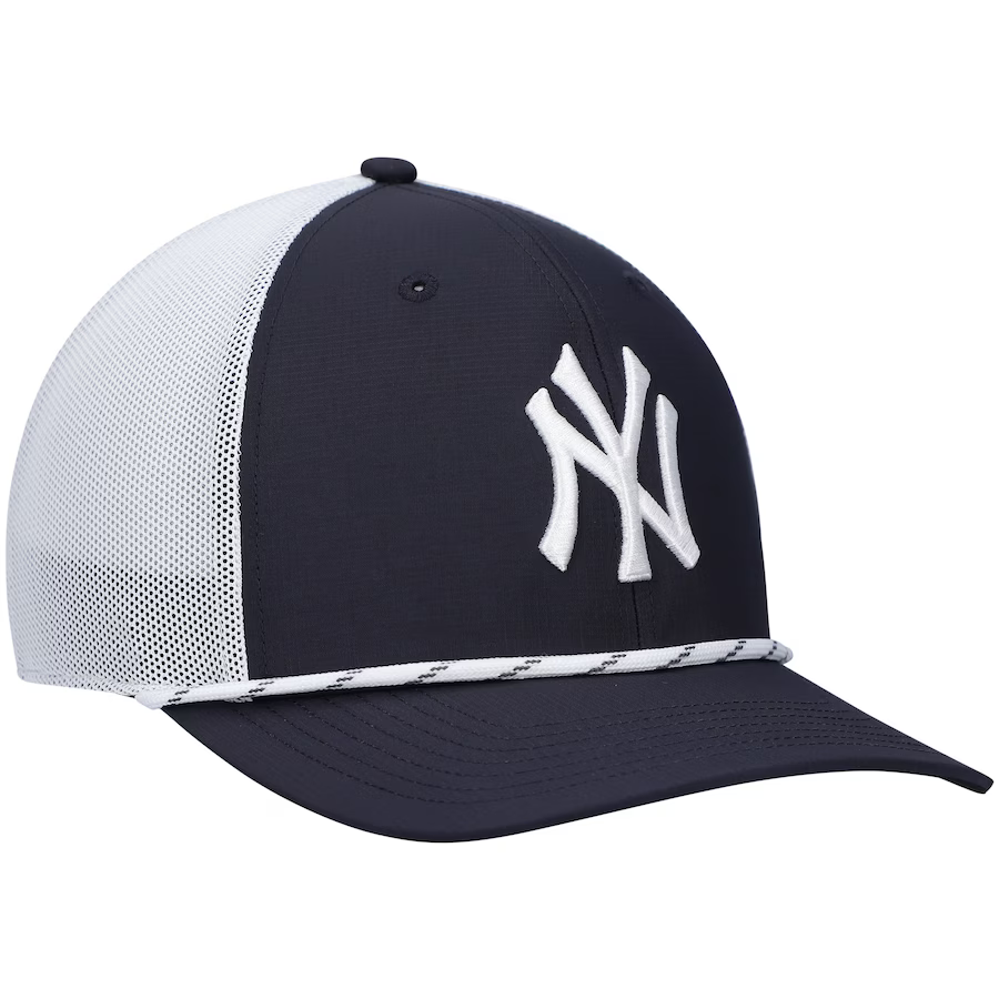 '47 Brand New York Yankees Burden Trucker Snapback Hat product image 2, provided for visual reference and product detail