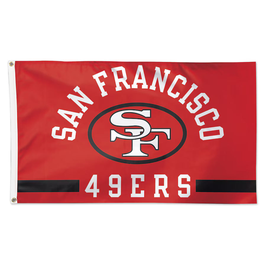 Wincraft Classic San Francisco 49Ers Flag - Deluxe 3' X 5' product image 1, provided for visual reference and product detail