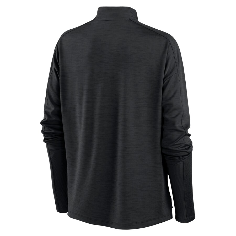 Nike Women San Francisco Giants Pacer Quarter-Zip Top - Black product image 2, provided for visual reference and product