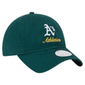 New Era Women Oakland Athletics Preppy Team Color 9TWENTY Adjustable Hat-Green product image 1, provided for visual