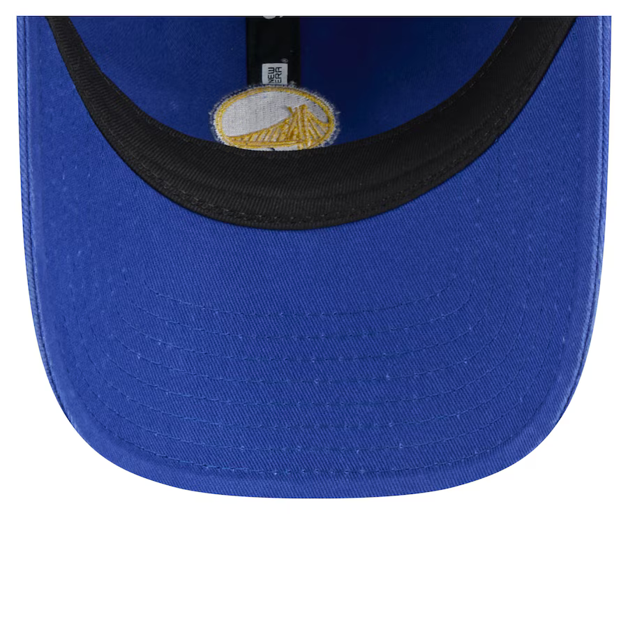 New Era Womens Golden State Warriors Preppy Team 9TWENTY Adjustable Hat-Royal product image 5, provided for visual reference