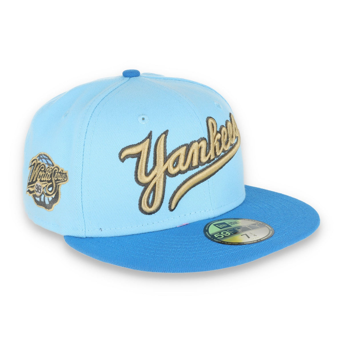 New Era New York Yankees 1998 World Series Side Patch 59FIFTY Fitted product image 1, provided for visual reference and