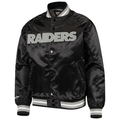 Mitchell & Ness Toddler Las Vegas Raiders Lightweight Full-Snap Jacket-Black product image 1, provided for visual reference