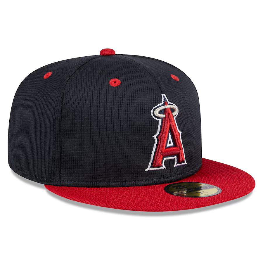 New Era Youth Los Angeles Angels Batting Practice 59FIFTY Fitted Hat product image 1, provided for visual reference and