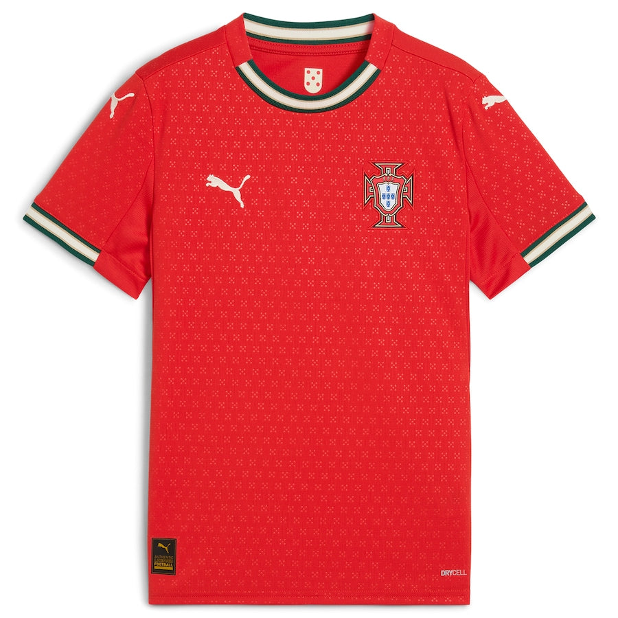 Puma Youth Portugal Home Stadium Jersey 2025 product image 1, provided for visual reference and product detail review
