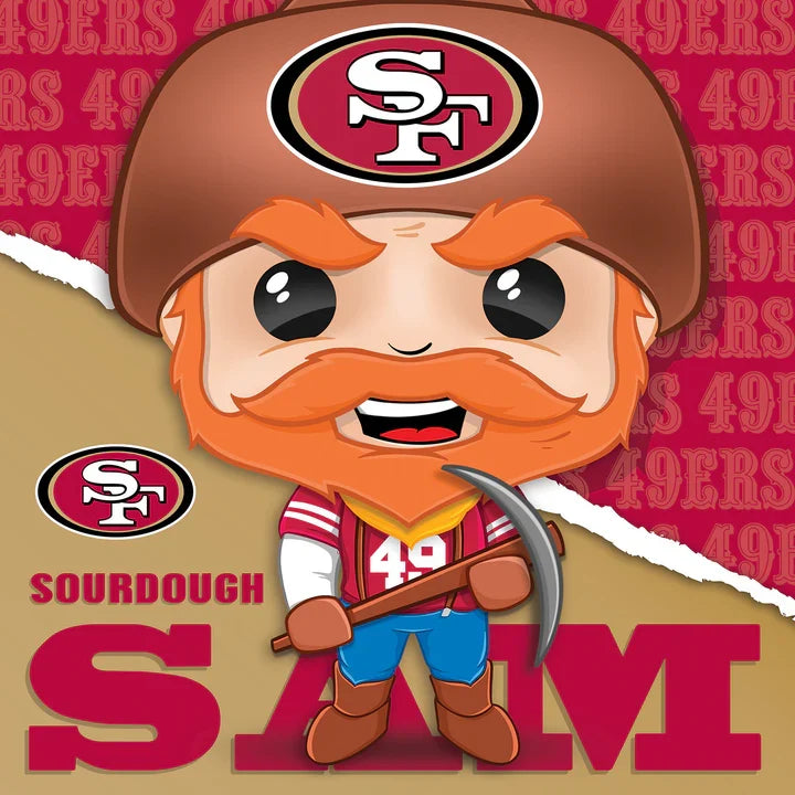San Francisco 49ers Mascot 100 Piece Jigsaw Puzzle-Sourdough Sam product image 2, provided for visual reference and product